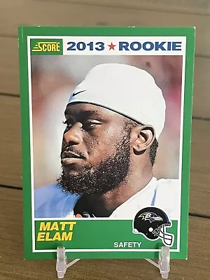 2013 Score - Rookie #405 Matt Elam (RC) • $1.99