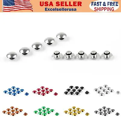 10x Universal Hex Socket Bolt Screw Nut Head Cover Cap For M6 6MM Motorcycle UE • $9.89
