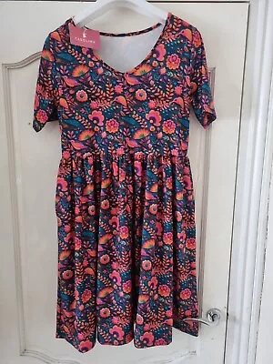 Carolina Dress Room Tea  Dress Size 1 Birds And Flowers • £8