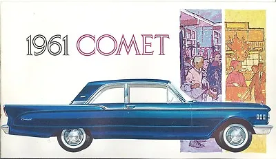 1961 Mercury Comet Full Line NOS Deluxe Sales Brochure • $5.99