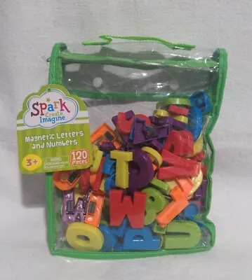 NEW & Engaging! Spark Create Imagine Magnetic Letters & Numbers (120 Pcs) • $11.19