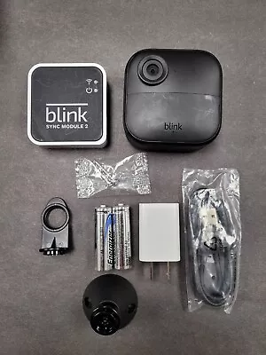 Blink Outdoor 4 Wireless Smart Security System 1 Camera + Sync Module-USED • $43