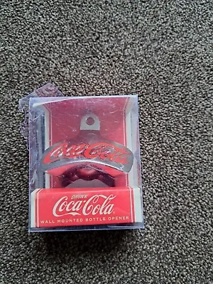 Coca Cola Wall Mounted Bottle Opener BNIB • £9.99