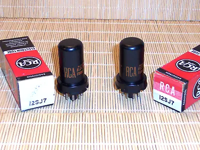 Matched NOS  Pair RCA 12SJ7 AMPEX 350 Tubes • $12.25