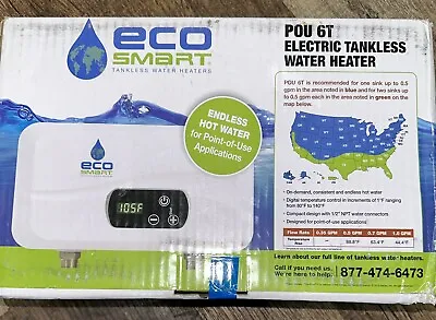 Ecosmart Tankless Electric Water Heater - Total Qty: 1 • $100