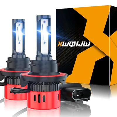 XWQHJW H13 9008 LED Headlight Bulb Kit Hi/Lo Beam HID XENON WHITE 6000K • $34.99