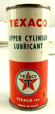 TEXACO  Upper Cylinder Lubricant Oil Can 4 Fluid Ounce - Vintage - Unopened 5-59 • $36