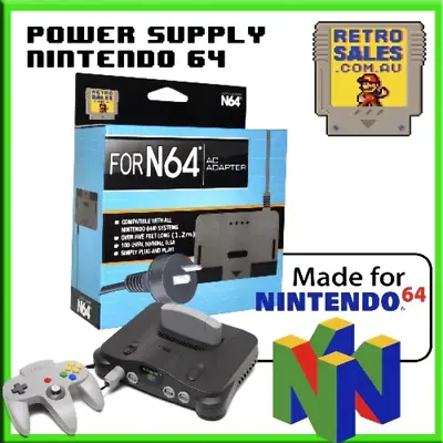 Accessory | Power Supply | Nintendo 64 | N64 Power Supply • $26.99