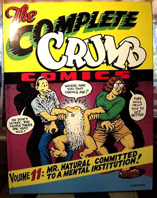 THE COMPLETE CRUMB COMICS VOLUME 11 (1995) Hardcover Signed First Edition N.Fine • $199.89