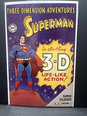 Three Dimension Adventures Superman 3-D Reprint NO GLASSES BAGGED AND BOARDED • $6.95