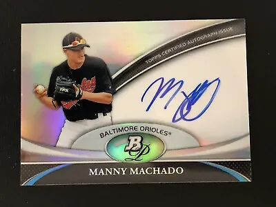 2011 Bowman Platinum Manny Machado Prospects Autograph Refractors RC 🔥🔥🔥 • $350