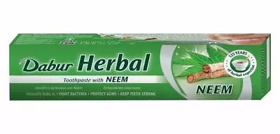 £5.25 • Buy DABUR NEEM NATURAL HERBAL TOOTHPASTE 100ml NO ADDED FLUORIDE VEGETERIAN
