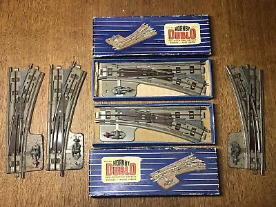 5 Hornby Dublo Isolating Switch Points RH X4 (2 Boxed) & LH X1 - OO Gauge 3 Rail • £7.50