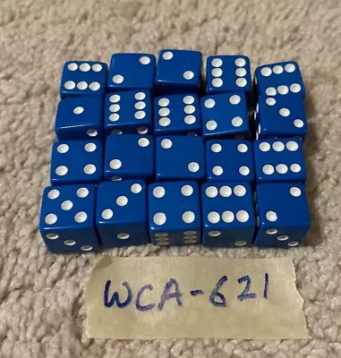 9/16  D6 Blue Dice Lot WCA-621 • $6.99