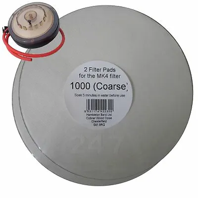 Filter Pads 1000 Course 2x Pack For The Better Brew MK4 Wine Filter Homebrew • £5.88