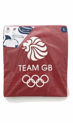 Mens Official London 2012 Olympic Paralympic Team Gb T-shirt Red Size Large New • £5.95