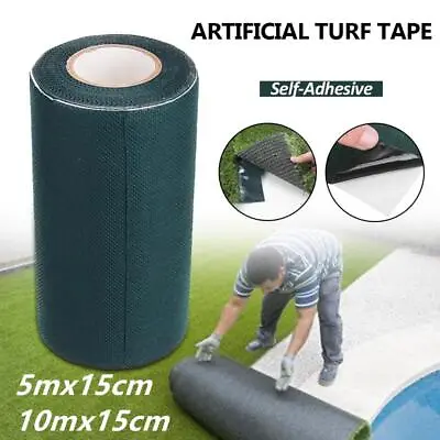 £2.88 • Buy 5/10M Artificial Grass Self Adhesive Strong Joining Tape Fixing Lawn Turf Tape