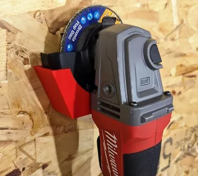 Milwaukee M18 Fuel 4.5  Angle Grinder Wall Mount Only For Mikwaukee 4.5 Grinder • £20.99