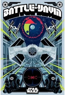 Star Wars A New Hope Imperial Battle Of Yavin Poster Print Art 16x24 Mondo • $99.99