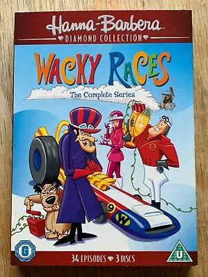 DVD - Wacky Races Complete Series - 3 Disc - Still Sealed - UK Seller • £10.99