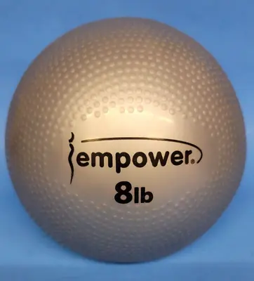 Empower 8Lb Exercise Medicine Ball Soft Shell Inflatable • $17.95