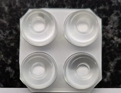 4 X Vibration Isolation Gel Pads / FEET (CLEAR) FOR Satellite & Cable Boxes • £3.50