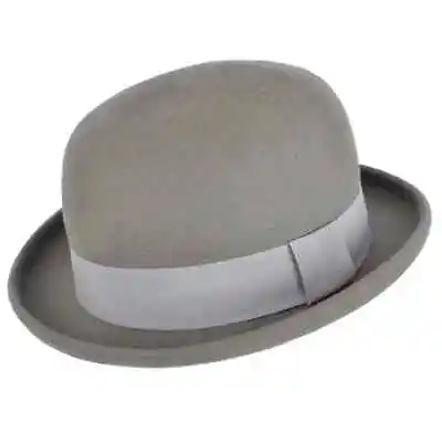 Soft Crushable Bowler Hat 100% Wool Satin Men Women Bowler Hat Sizes 56 To 59cm • £16.69