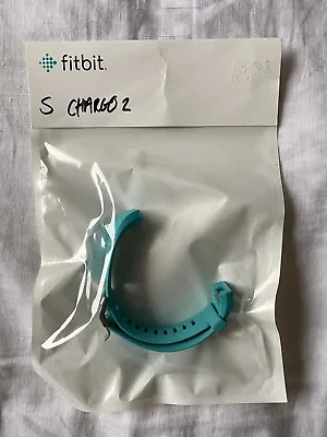 $10 • Buy Fitbit Charge 2 Blue Wristband Blue Teal Size Large