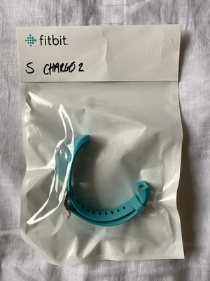 $10 • Buy Fitbit Charge 2 Blue Wristband Blue Teal Size Large