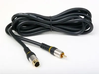 Atlona ATVL-SR-2 2M (6FT) S-VIDEO TO RCA (COMPOSITE VIDEO) CABLE (VALUE SERIES) • $4.99