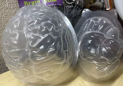 Halloween Gelatin Brain And Heart Molds Translucent Plastic NWT & Used Creepy • $14.50