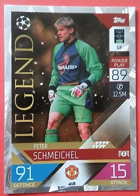 £1 • Buy Match Attax CL 2022-23 Legend Card Peter Schmeichel Of Manchester United
