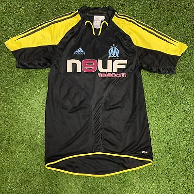 2004 2005 Olympique Marseille Adidas Third Jersey Shirt Kit Away S Blue Small • $29.14