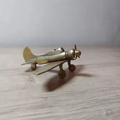 Fighter Aircraft Model Brass Trench Art • $35