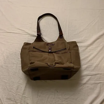 Ellington Brown Canvas Tote Bag Medium • $29.99