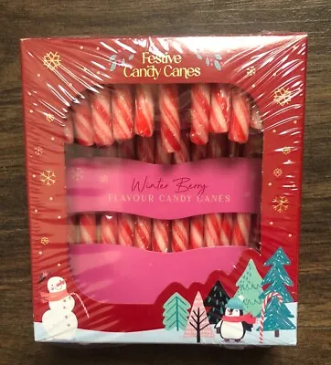 Winter BerryFestive Candy Canes 12pk Christmas Stockings Filler • £2