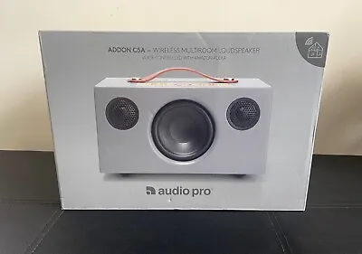 Brand New Audio Pro Addon C5A Wireless Wi-Fi Portable Multi Room Speaker - Grey • £119.99