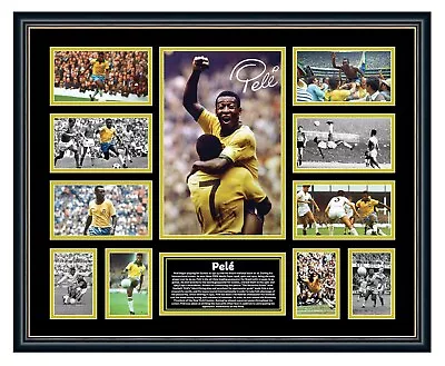 $119.99 • Buy Pele Brazil Signed Poster Limited Edition Framed Memorabilia