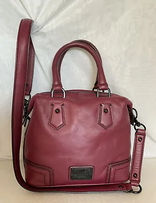 $139 • Buy OROTON Burgundy Leather Tote/Baguette/Cross Body/Shoulder Bag / Handbag