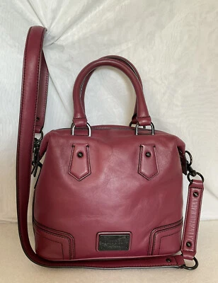 $139 • Buy OROTON Burgundy Leather Tote/Baguette/Cross Body/Shoulder Bag / Handbag