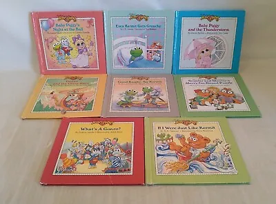 Lot Of 8 Jim Henson’s Muppet Babies Weekly Reader Hardcover Books Vintage 1980s • $12.49