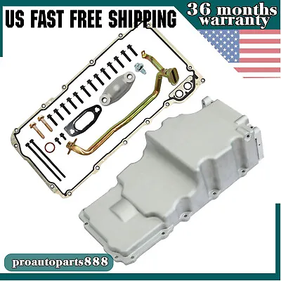 For LS1 LS2 LS3 4.8L 5.3L 5.7L 6.0L 6.2L 302-2 Engine Oil Pan Kit Low Profile • $113.03