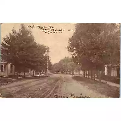 C1910 RPPC Postcard West Morse St. Markle Indiana Pub For W.H. Lee SF2 • $75