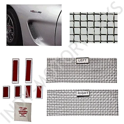 C5 Corvette Side Cove Screen Inserts Wove Mesh Kit 97-04 Includes Both Sides • $34.96