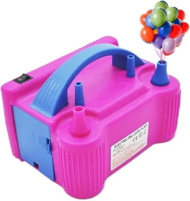 £11.99 • Buy Electric Balloon Air Portable Dual Nozzle High Power Inflator Pump Christmas