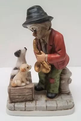 Melody In Motion - Nocturne / 99 Willie W/ Saxophone Porcelain Figurine - 07308 • $4.50