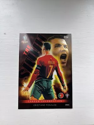 Cristiano Ronaldo Career Celebration Card CRCC - Topps Match Attax Euro 2024 • £90