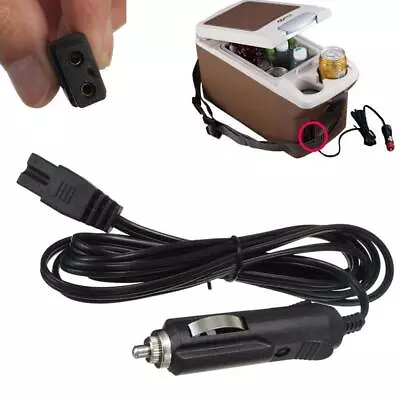 DC 12V Lead Cable Plug Wire 2 Pin Charger For Car Cooler Cool Box Mini • £4.24