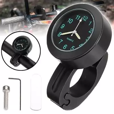 1x Motorcycle Universal Cruiser Handle Bar Mount Clock Watch Waterproof N • $8.26