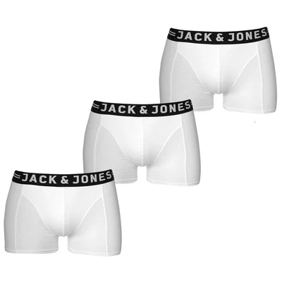 £20 • Buy 3x Jack And Jones Mens Sense Trunks Set Underwear Boxers Briefs